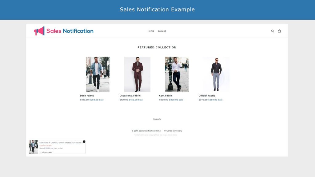 Sales notification by MPS best shopify app