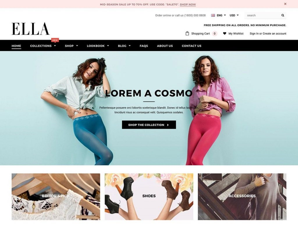 Best Shopify themes for fashion