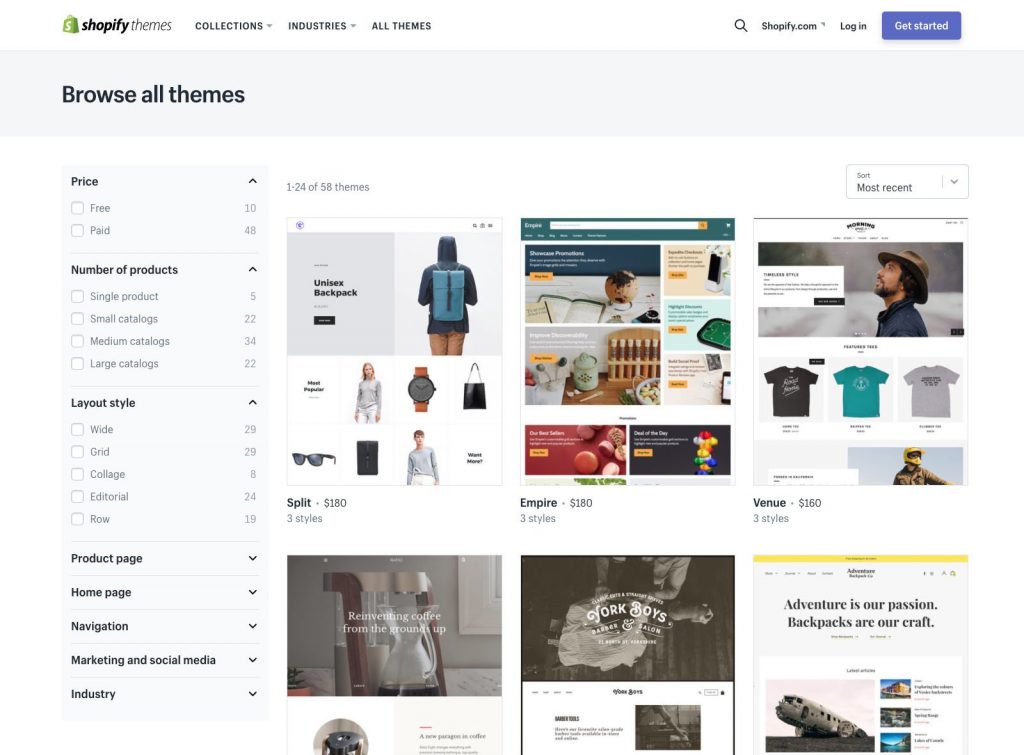 Shopify makes it easy to build and manage an online store