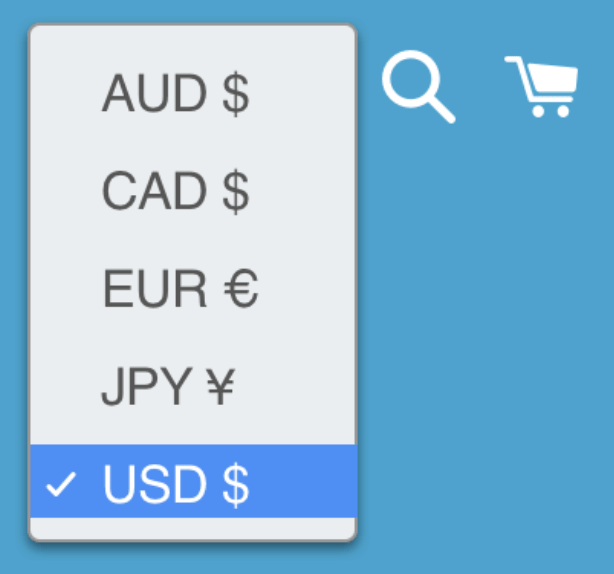 Shopify multi-currency